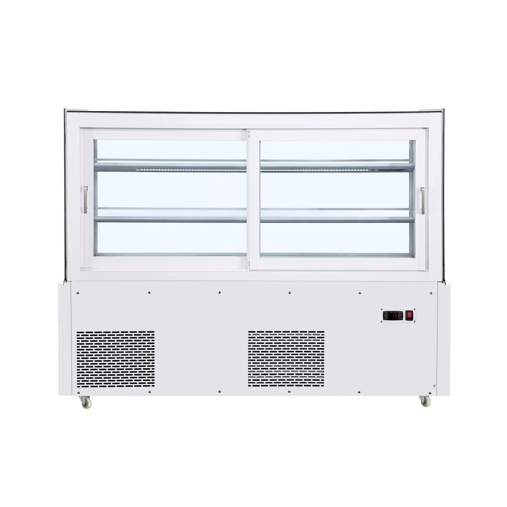 60 In. Refrigerated Bakery Display Case, 18 Cu. Ft. in White