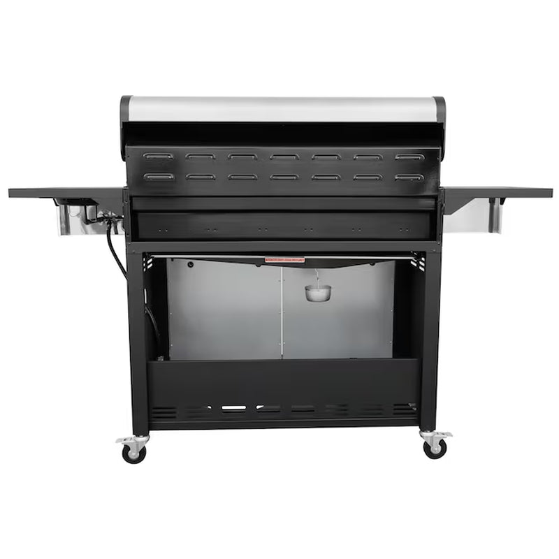 Stainless Steel 6-Burner Liquid Propane Gas Grill with 1 Side Burner