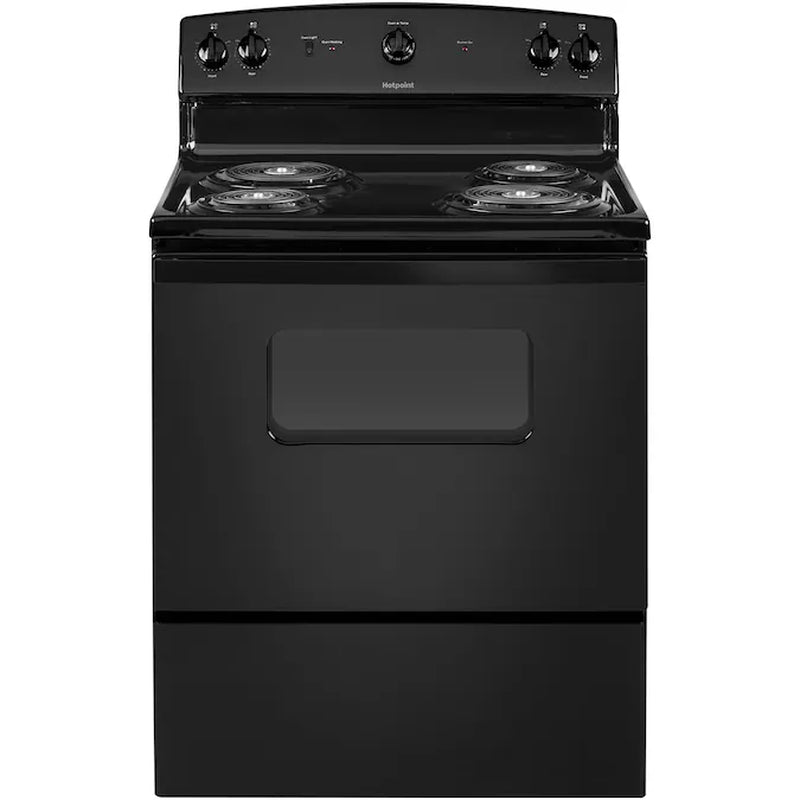 30-In 4 Burners 5-Cu Ft Freestanding Electric Range (White)