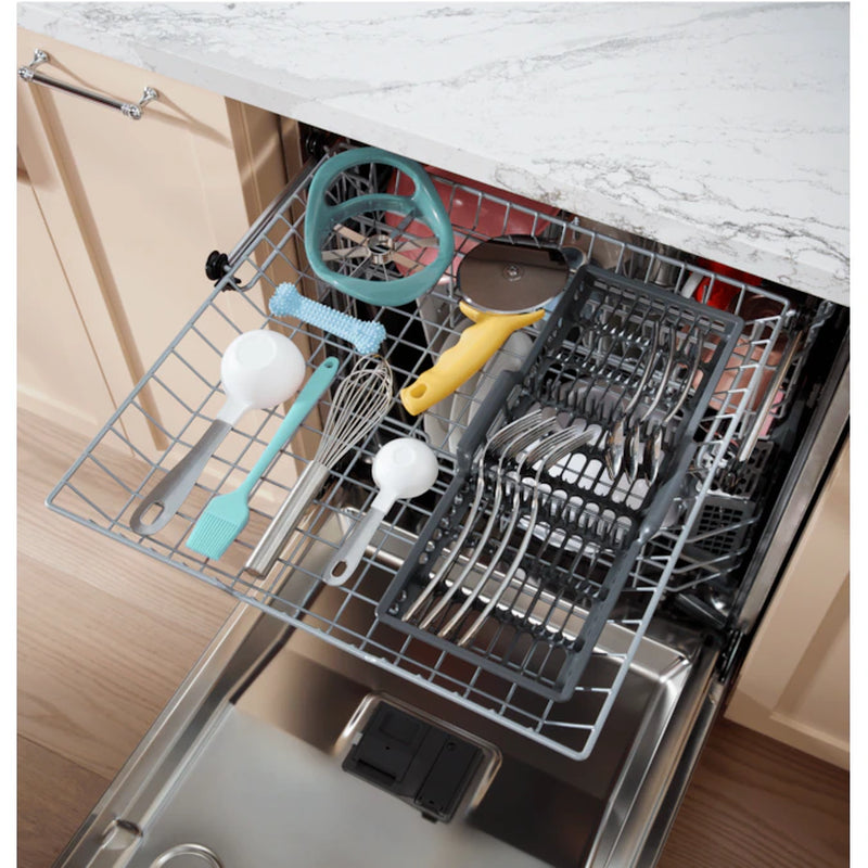 Dry Boost 24 Inch Top Control Built-In Dishwasher with Third Rack ( Finrprint-Resistant Stainless Steel ) ENERGY STAR Certified 47-Decibels Very Quiet Sound Level