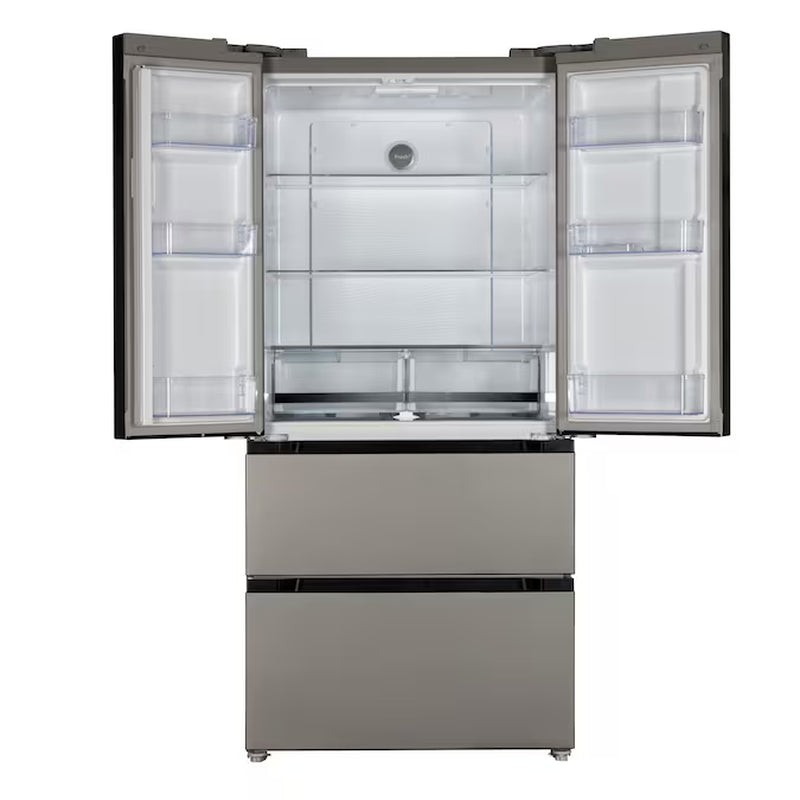 Standard-Depth 18-Cu. Feet 3 -Door French Door Refrigerator ( Stainless Steel )