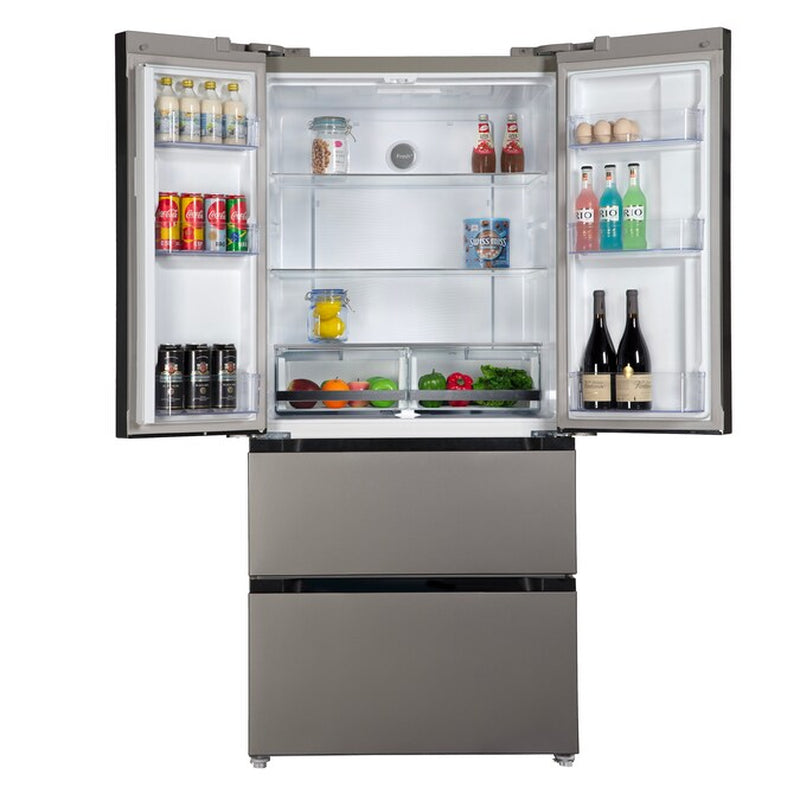 Standard-Depth 18-Cu. Feet 3 -Door French Door Refrigerator ( Stainless Steel )