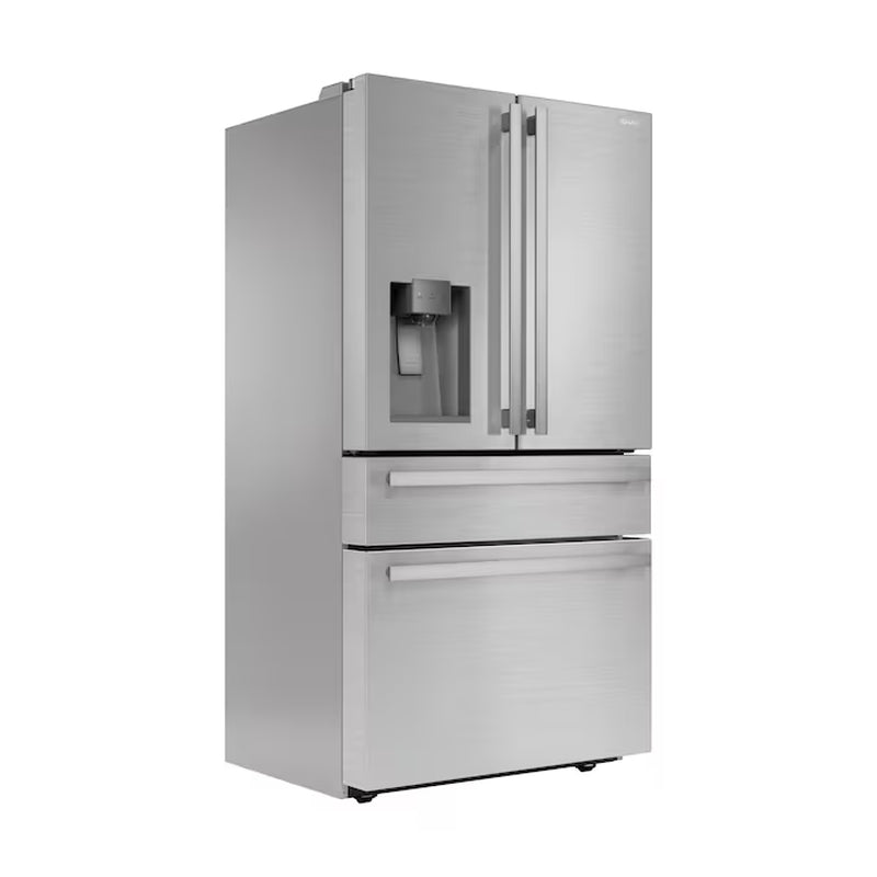 Counter-Depth 21.6-Cu. Feet 4 -Door French Door Refrigerator with Ice Maker with Water and Ice Dispenser ( Stainless Steel ) ENERGY STAR Certified