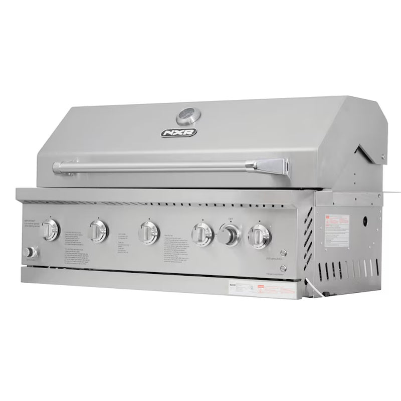 Ls Stainless Steel 5 -Burner Infrared Built-In Grill