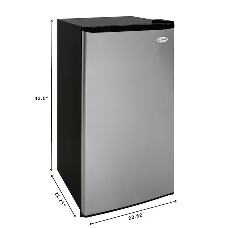 Convertible to Refrigerator 4.2-Cu. Feet Manual Upright Freezer ( Black )