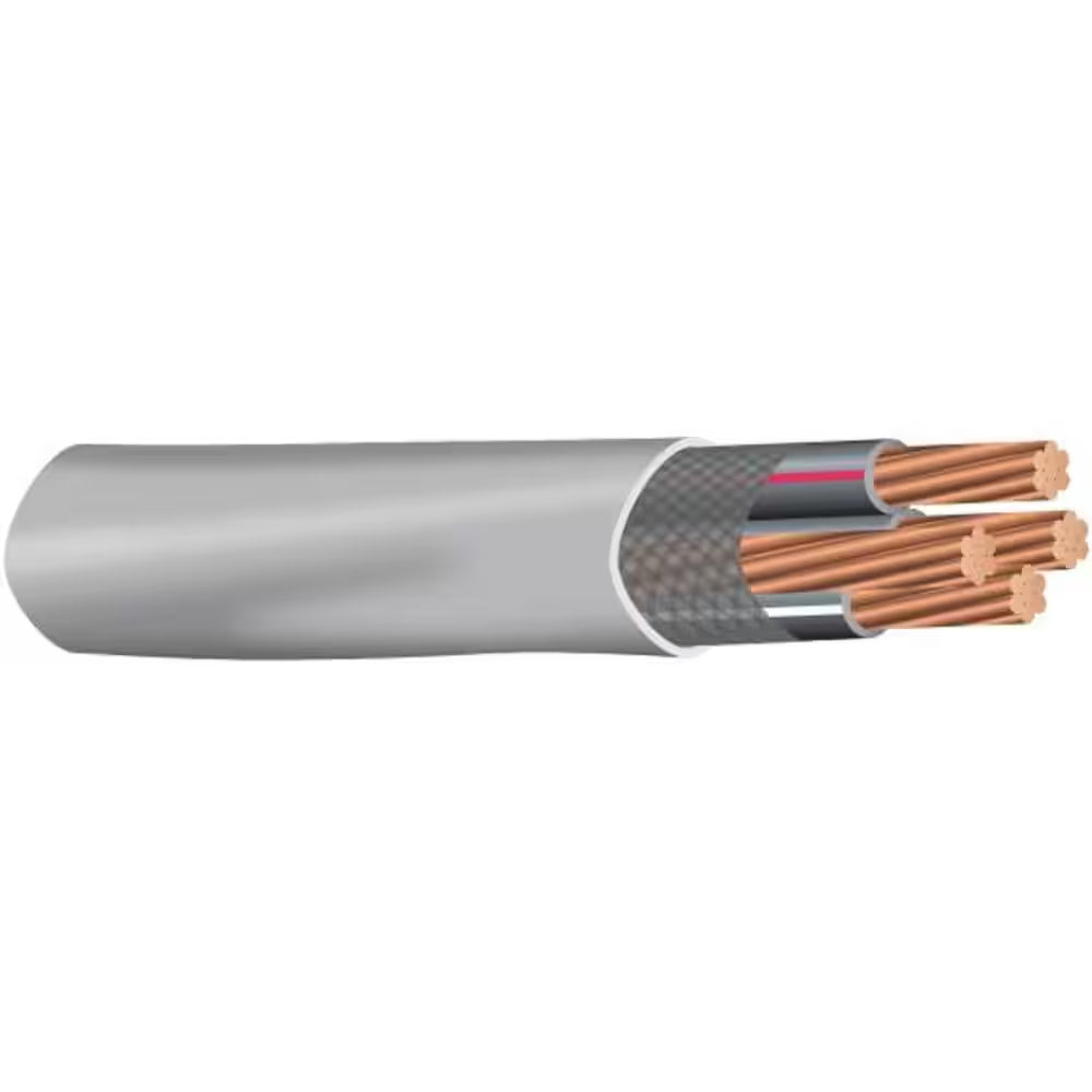 500 Ft. 3-3-3-5 Gray Standed CU SER Cable