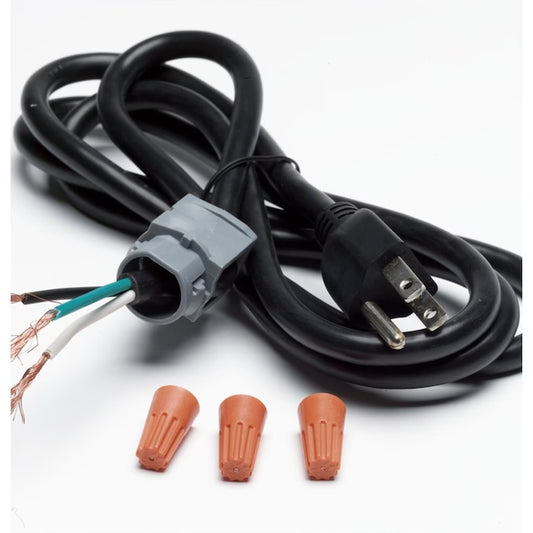 6-Ft 15 -Amp 3 -Prong Black Dishwasher Appliance Power Cord