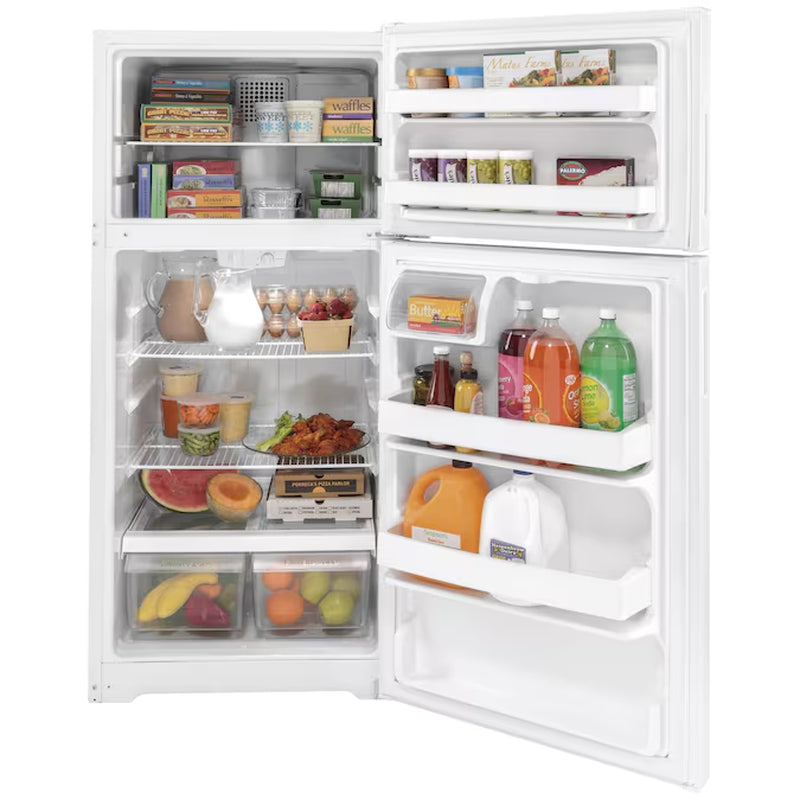 15.6-Cu Ft Top-Freezer Refrigerator (White)