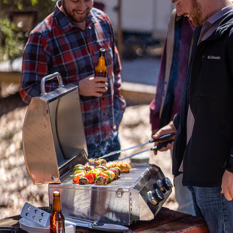 Stainless Steel 2-Burner Liquid Propane Gas Grill