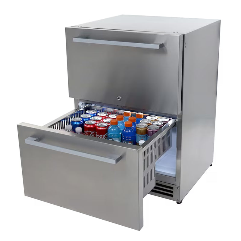 5.2-Cu. Feet Mini Fridge ( Stainless Steel ) Garage Ready