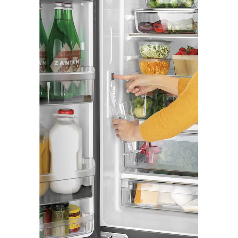 Counter-Depth 18.6-Cu. Feet 3 -Door French Door Refrigerator with Ice Maker with Water Dispenser ( Stainless Steel ) ENERGY STAR Certified