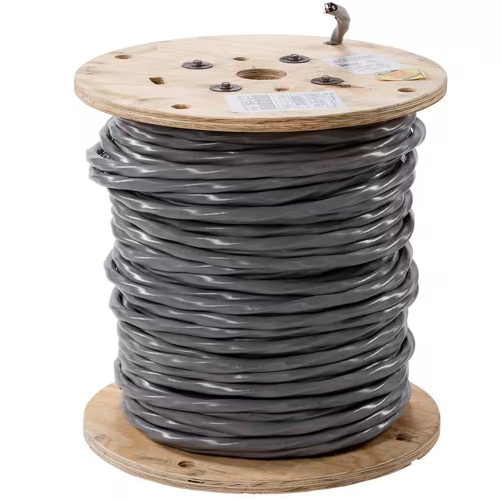 500 Ft. 3-3-3-5 Gray Standed CU SER Cable