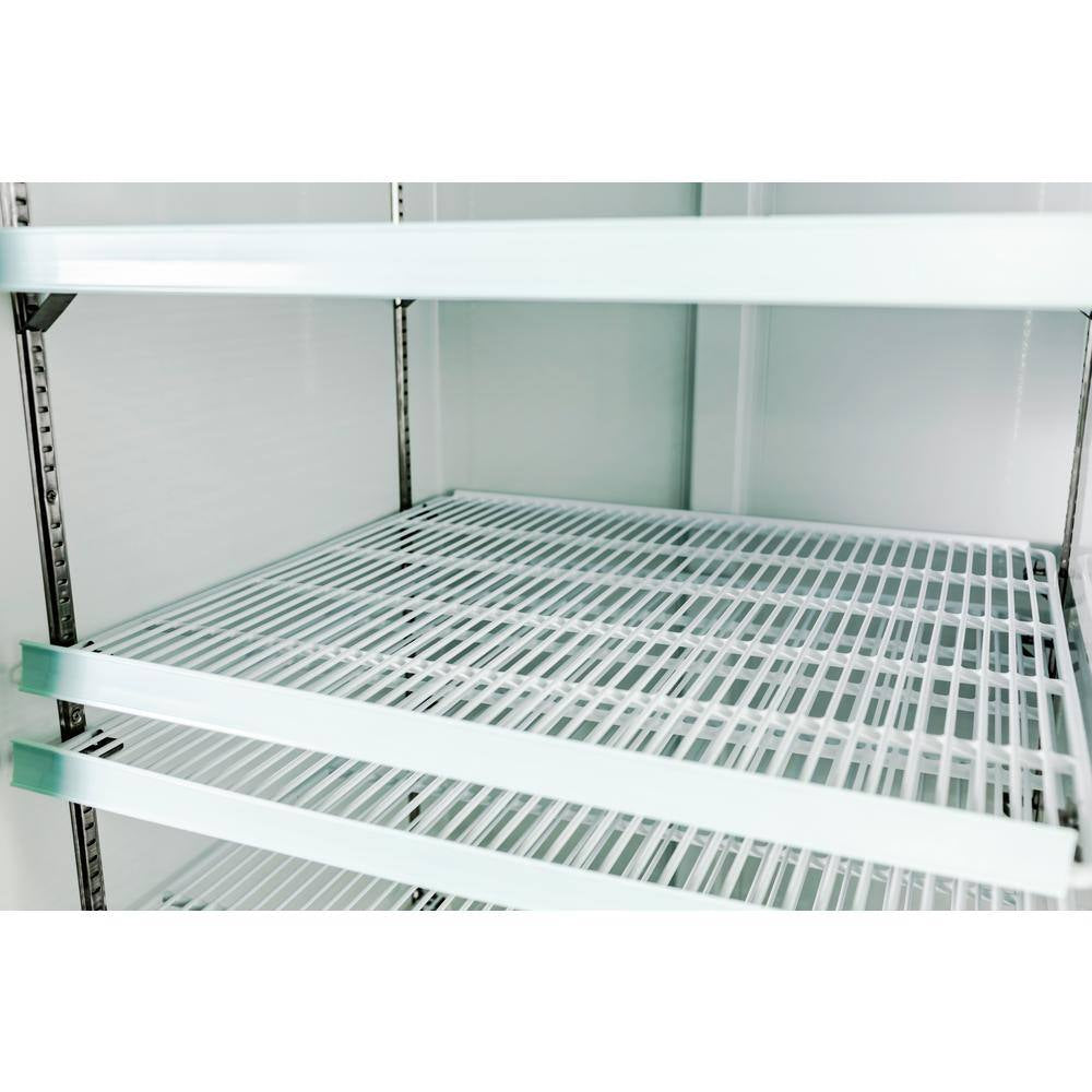 34 In. W 23 Cu. Ft. One Glass Door Commercial Merchandiser Freezer Reach In