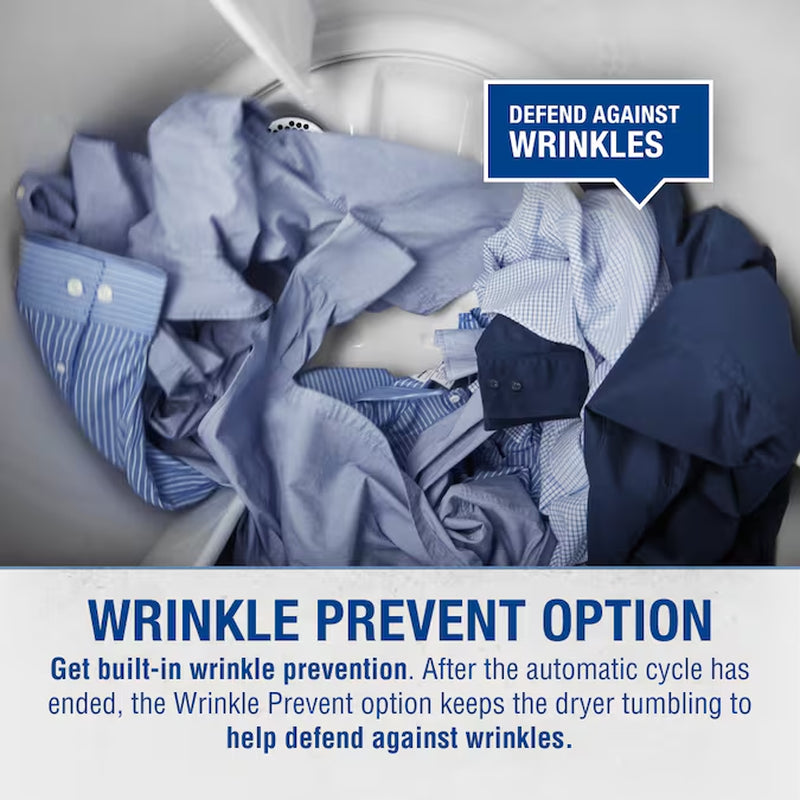 Wrinkle Prevent 7.0-Cu. Feet Vented Electric Dryer ( White )