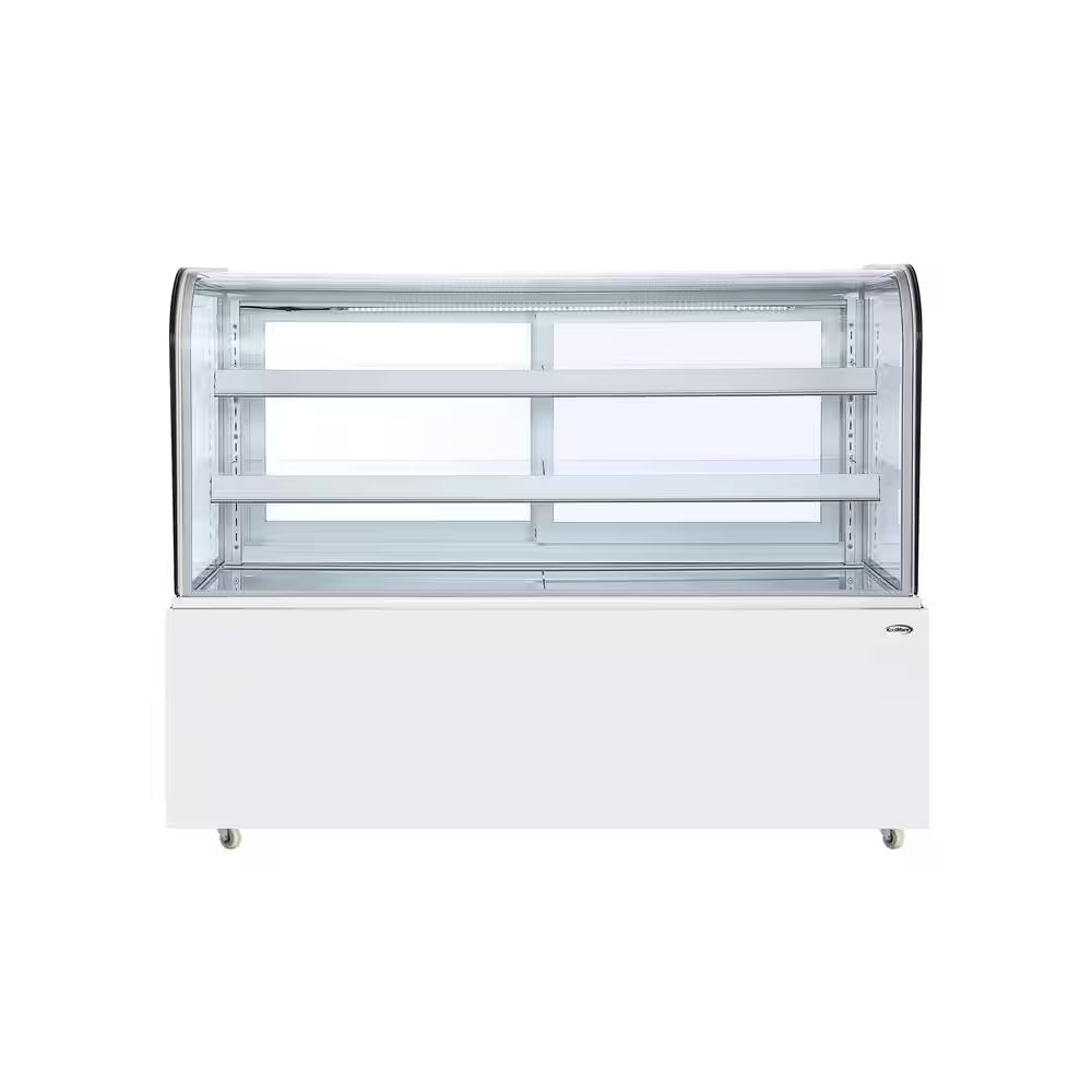 60 In. Refrigerated Bakery Display Case, 18 Cu. Ft. in White