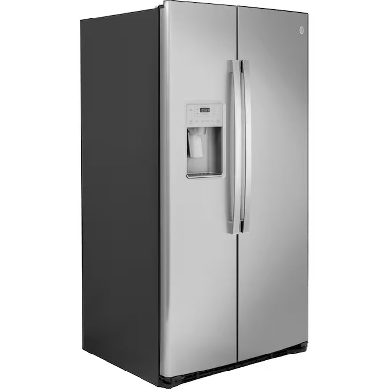 25.1-Cu Ft Side-By-Side Refrirator with Ice Maker, Water and Ice Dispenser (Stainless Steel)