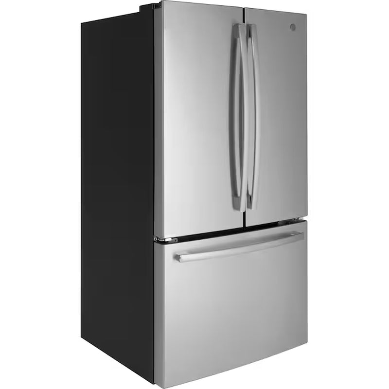 Standard-Depth 27-Cu. Feet 3 -Door French Door Refrirator with Ice Maker with Water Dispenser ( Finrprint-Resistant Stainless Steel ) ENERGY STAR Certified