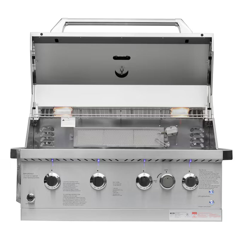 Ls Stainless Steel 4 -Burner Infrared Built-In Grill