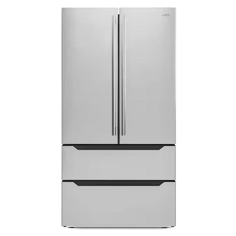 Counter-Depth 22.5-Cu. Feet 4 -Door French Door Refrigerator with Ice Maker ( Stainless Steel )