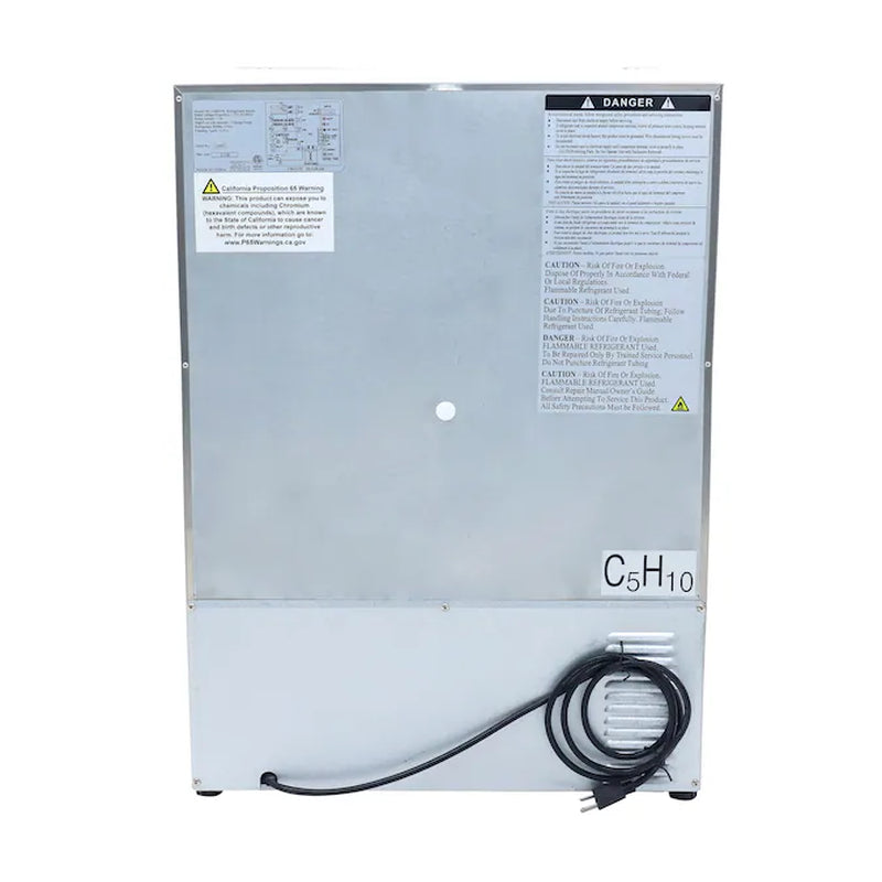 5.2-Cu. Feet Mini Fridge ( Stainless Steel ) Garage Ready