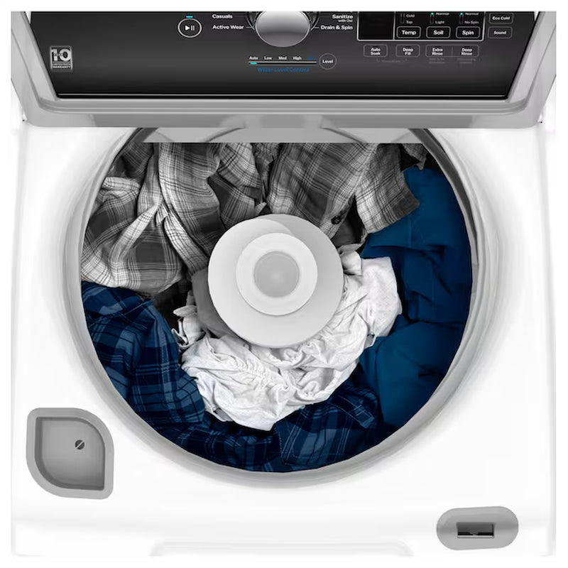 4.5-Cu Ft High Efficiency Agitator Top-Load Washer (White)