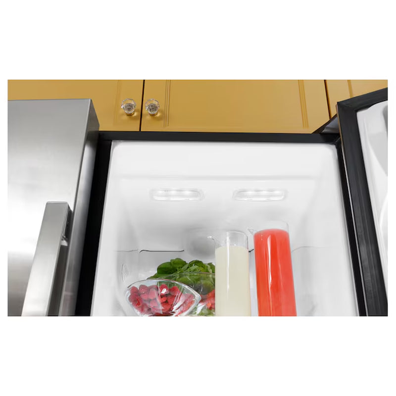 25.3-Cu Ft Side-By-Side Refrirator with Ice Maker, Water and Ice Dispenser (Stainless Steel)