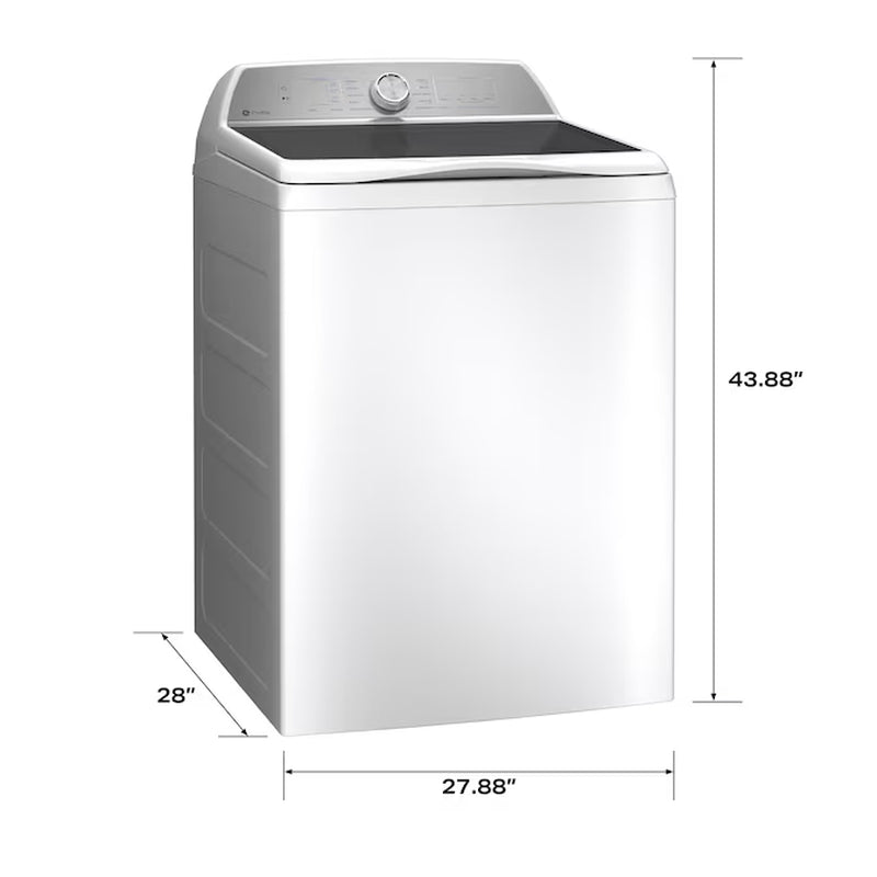 Profile 5-Cu Ft High Efficiency Impeller Smart Top-Load Washer (White) ENERGY STAR