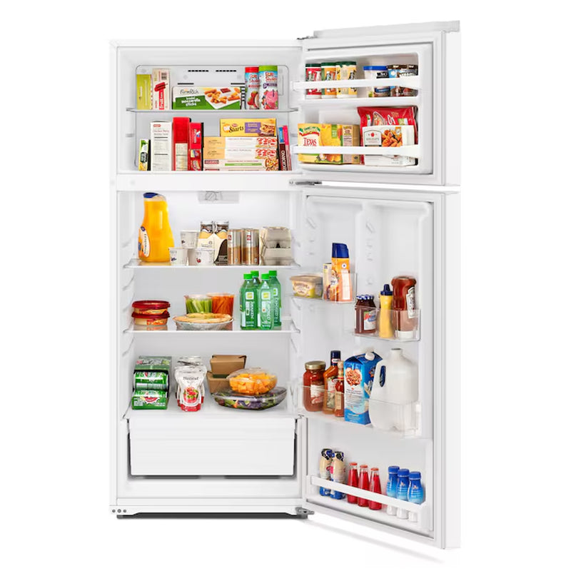 16.4-Cu Ft Top-Freezer Refrigerator (White)