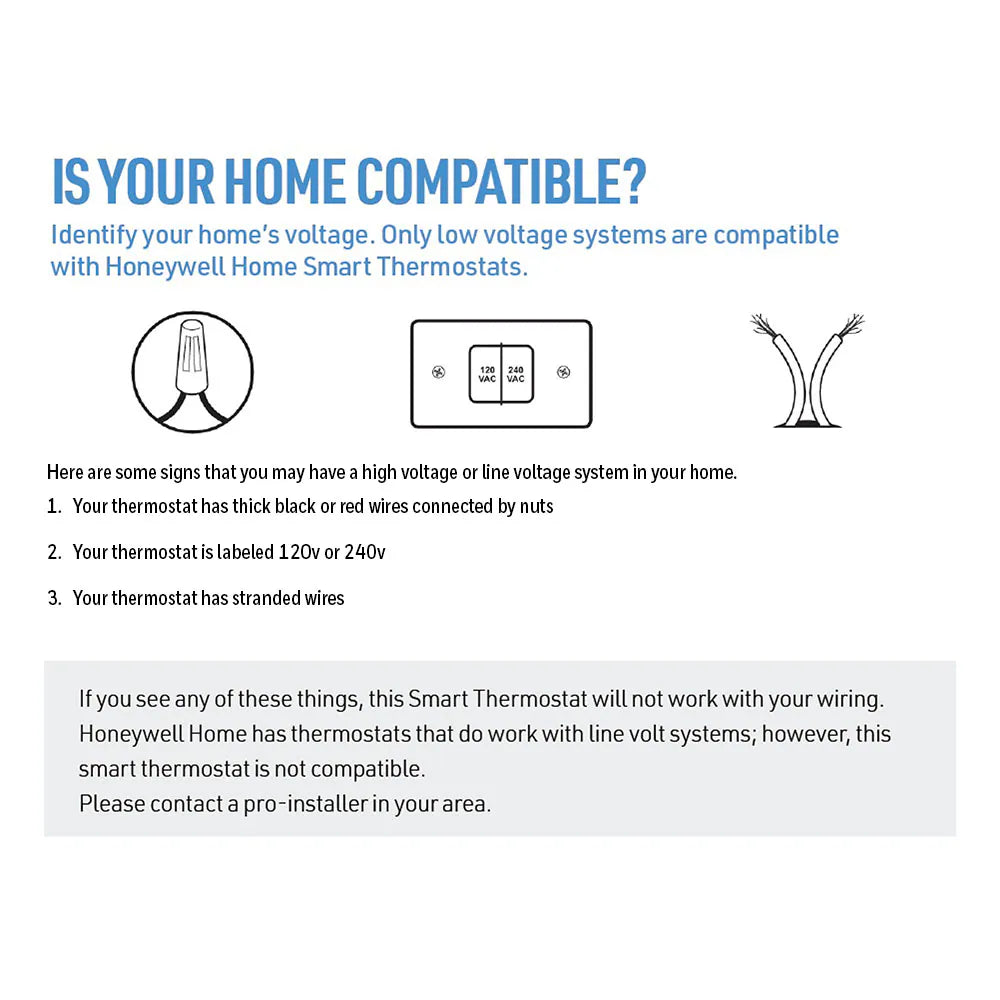 White Thermostat with Wi-Fi Compatibility