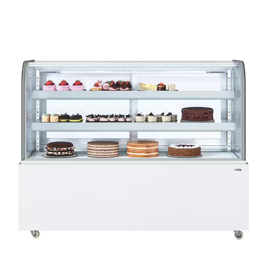 60 In. Refrigerated Bakery Display Case, 18 Cu. Ft. in White