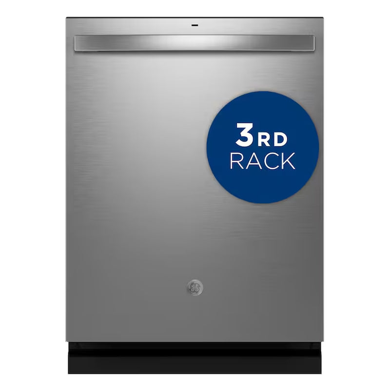 Dry Boost 24 Inch Top Control Built-In Dishwasher with Third Rack ( Finrprint-Resistant Stainless Steel ) ENERGY STAR Certified 47-Decibels Very Quiet Sound Level