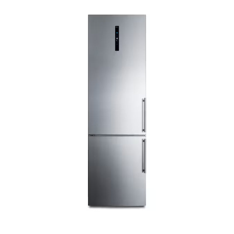 11.7-Cu. Feet Counter-Depth Bottom-Freezer Refrigerator Stainless Steel Doors and Gray Cabinet ) ENERGY STAR Certified