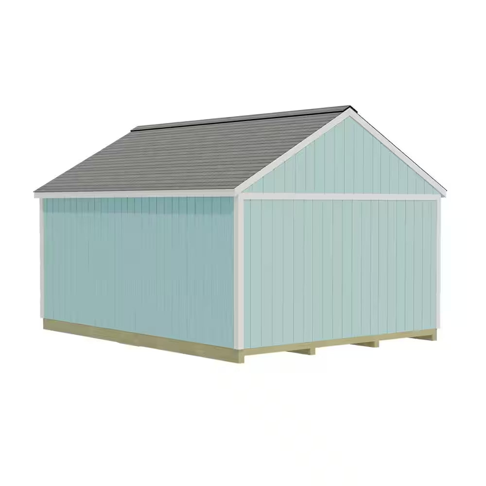 Fairview 12 Ft. X 16 Ft. Wood Storage Shed Kit