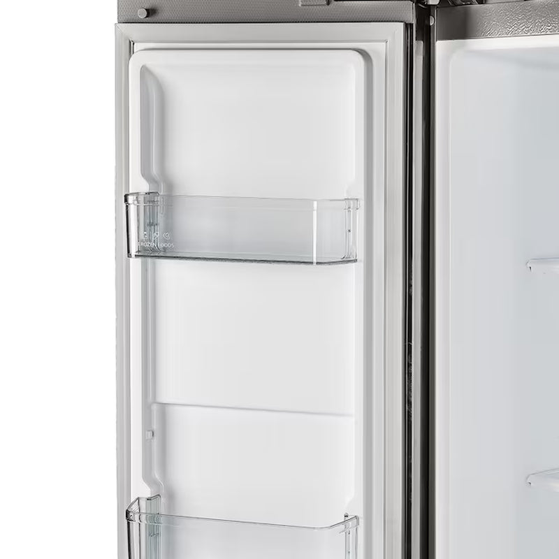 Salerno 15.6-Cu Ft Counter-Depth Side-By-Side Refrigerator (Stainless Steel)