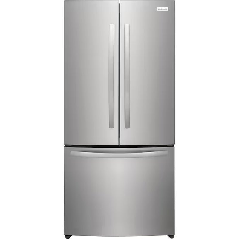 Counter-Depth 17.6-Cu. Feet 3 -Door French Door Refrigerator with Ice Maker ( Brushed Steel ) ENERGY STAR Certified